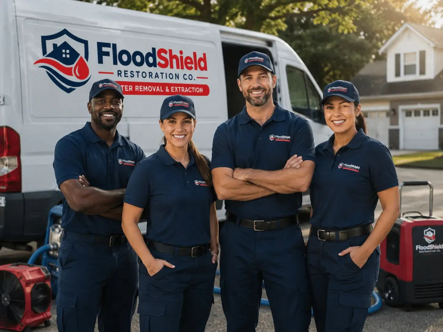 Flood Damage Restoration company in Rhodesdale, MD